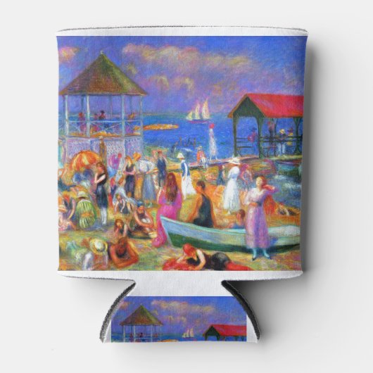 William Glackens Beach Scene Blikjeskoeler (Voorkant)