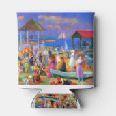 William Glackens Beach Scene Blikjeskoeler (Achterkant)