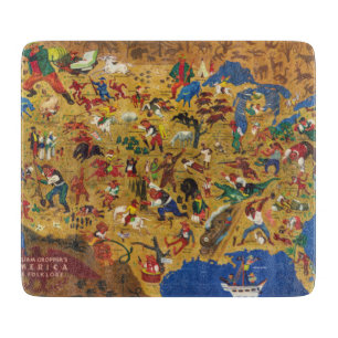 William Gropper's America - Cartoon Folklore Snijplank
