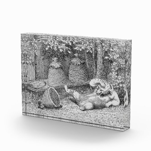 William H. Beard - Beer Stung by Bees Fotoblokken (Rechts)