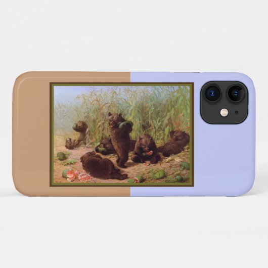 William H. Beard - Beren in de Watermeloen Case-Mate iPhone Case (Achterkant (horizontaal))