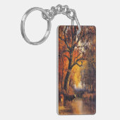 William Hart, The Winter's Edge, beeldende kunst Sleutelhanger (Voorkant Links)