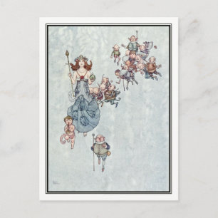 William Heath Robinson - Een droom van de midzomer Briefkaart