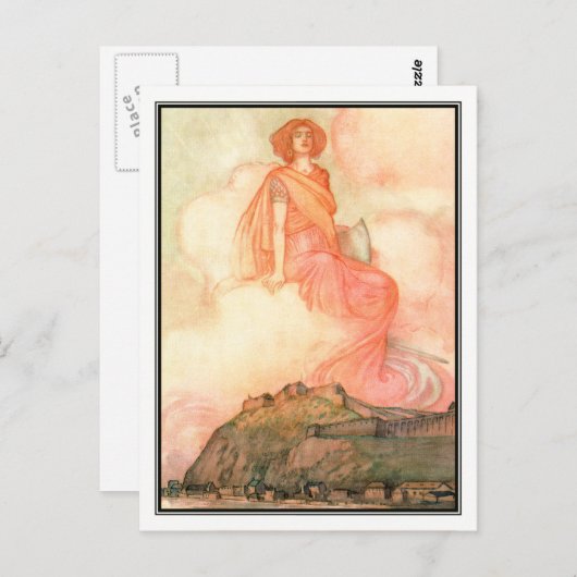 William Heath Robinson - Een lied van het Engels Briefkaart (Voorkant / Achterkant)