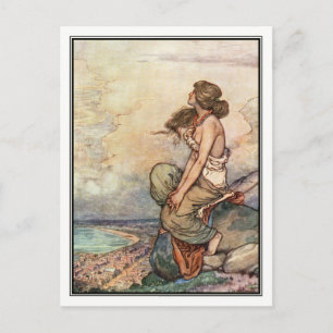 William Heath Robinson - Een lied van het Engels Briefkaart