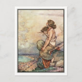 William Heath Robinson - Een lied van het Engels Briefkaart (Voorkant)