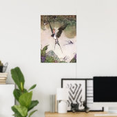 William Heath Robinson - Tommelise Poster (Thuiskantoor)