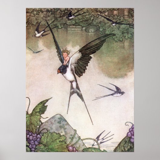 William Heath Robinson - Tommelise Poster (Voorkant)