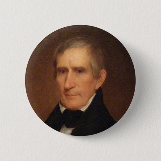 William Henry Harrison 9 Ronde Button 5,7 Cm (Voorkant)