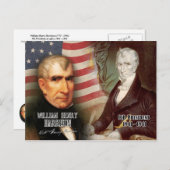 William Henry Harrison - 9e President van de VS Briefkaart (Voorkant / Achterkant)