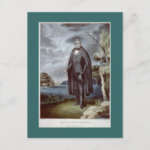 William Henry Harrison portret briefkaart