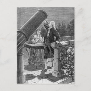 William Herschel Discover the Planet Uranus Briefkaart