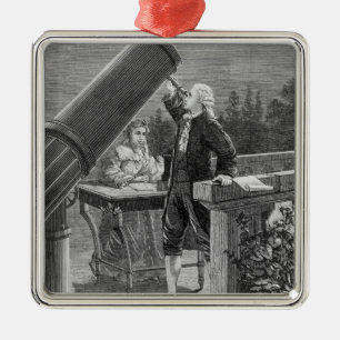 William Herschel Discover the Planet Uranus Metalen Ornament
