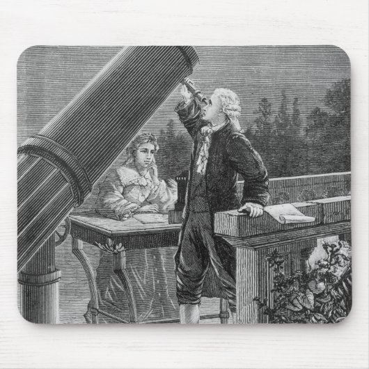 William Herschel Discover the Planet Uranus Muismat (Voorkant)