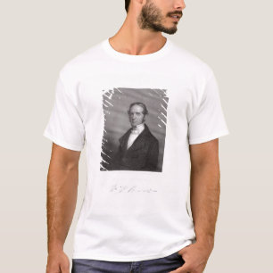 William Hickling Prescott, gegraveerd door Thomas T-shirt