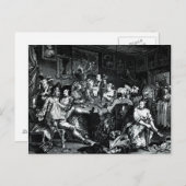William Hogarth Art Briefkaart (Voorkant / Achterkant)