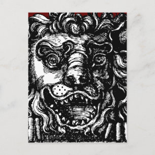 William Hogarth's Leeuwenkop Button's Tavern  Briefkaart