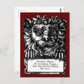 William Hogarth's Lion's Head Button's Tavern Briefkaart (Voorkant / Achterkant)