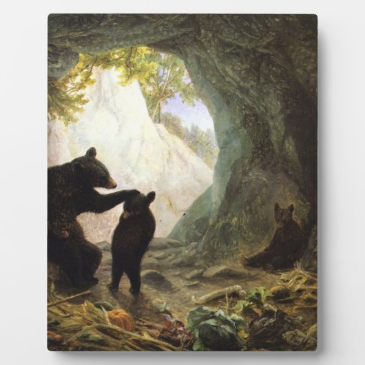 William Holbrook Beard Beer and Cubs 1864 Fotoplaat (Voorkant)