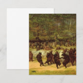 William Holbrook Beard - De Beer Dance Bedankkaart (Voorkant / Achterkant)