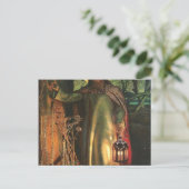 William Holman trekt het licht van de wereld aan Briefkaart (Staand voorkant)