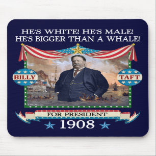 William Howard Taft 1908 Campaign Mousepad Muismat