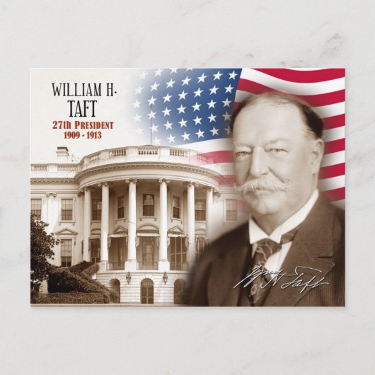 William Howard Taft - 27e President van de VS Briefkaart (Voorkant)