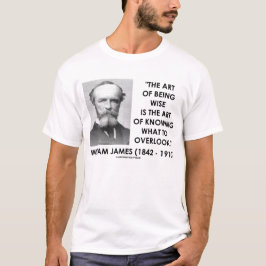 William James Art over wise Wise-to-look T-shirt
