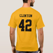 William Jefferson Clinton "42" T-shirt (Achterkant)