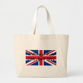 William & Kate - 29 april 2011 Grote Tote Bag