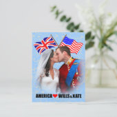 William & Kate - Carte postale Amérique (Debout devant)