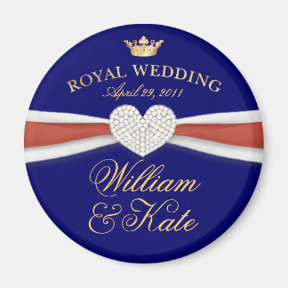 William & Kate - Koninklijke Huwelijksherdenkingsg Magneet
