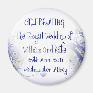 William & Kate Royal Wedding Collectibles Souvenir Magneet
