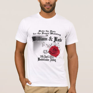 William & Kate Royal Wedding Collectibles Souvenir T-shirt