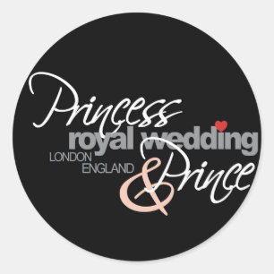 William & Kate Royal Wedding Ronde Sticker