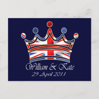 William & Kate Wedding Briefkaart