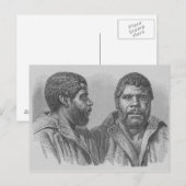 William Lanney, de laatste Tasmaniaan Briefkaart (Voorkant / Achterkant)