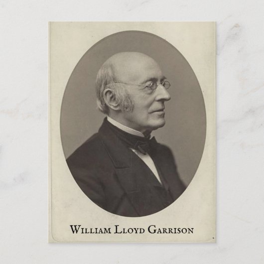William Lloyd Garrison Briefkaart (Voorkant)