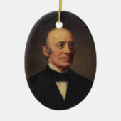 William Lloyd Garrison Keramisch Ornament (Voorkant)