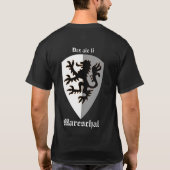 William Marshal Black & White met Black Lion Shirt (Achterkant)