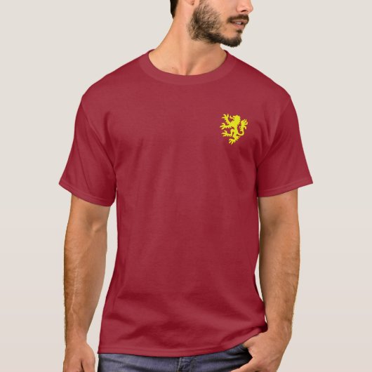 William Marshal Gold Lion Shirt (Voorkant)