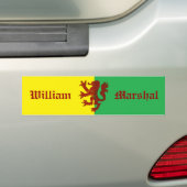 William Marshal Lion Bumpersticker (Op auto)