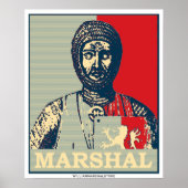 William Marshal Mirror of Chivalry Red & Blue Post Poster (Voorkant)