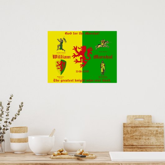 William Marshal Poster (Keuken)