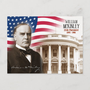 William McKinley - 25th President of the U.S. Briefkaart