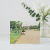 William Merritt Chase - een City Park Briefkaart (Staand voorkant)