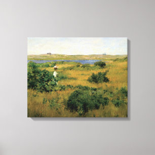 William Merritt Chase - Summer bij Shinnecock Hill Canvas Afdruk