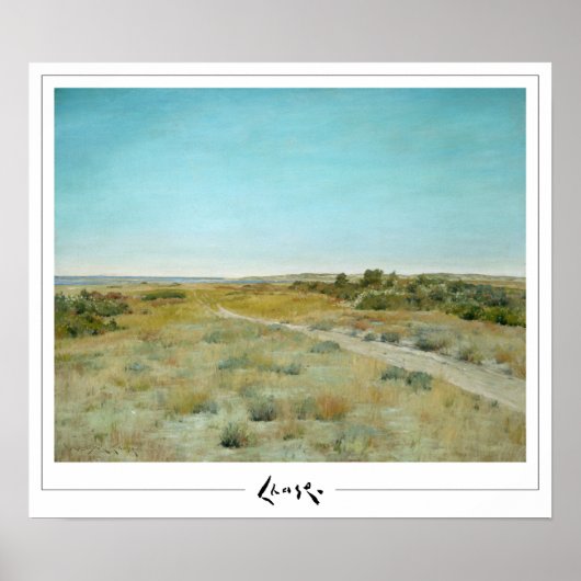 William Merritt Chase Zedign affiche d'art #1 (Devant)