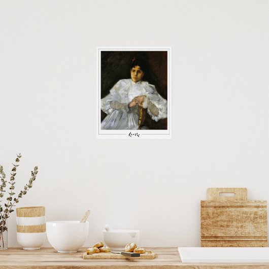 William Merritt Chase Zedign Art Poster #295 (Keuken)