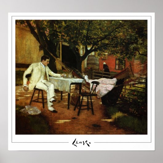 William Merritt Chase Zedign Art Poster #330 (Voorkant)